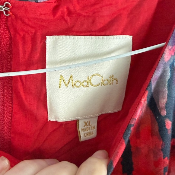 ModCloth Enchanted Forest Dress-Size XL - Picture 3 of 7